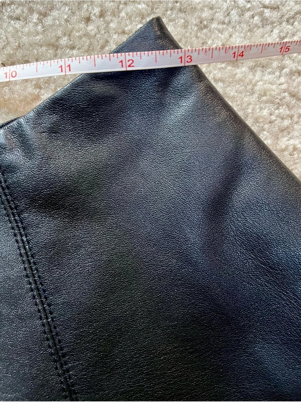 THEORY Motivated Merlock Paneled Lambskin Leather Flared Mini Skirt